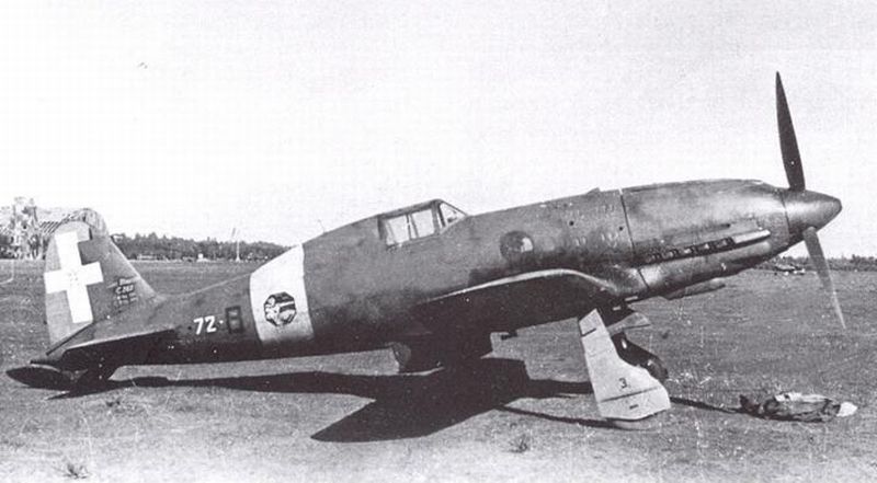 Macchi Mc.202 Folgore, 17º Gruppo, 72º Squadriglia, no.72-8, 1943