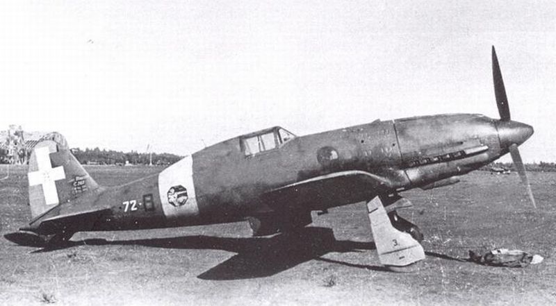 Macchi Mc.202 Folgore, 17º Gruppo, 72º Squadriglia, no.72-8, 1943