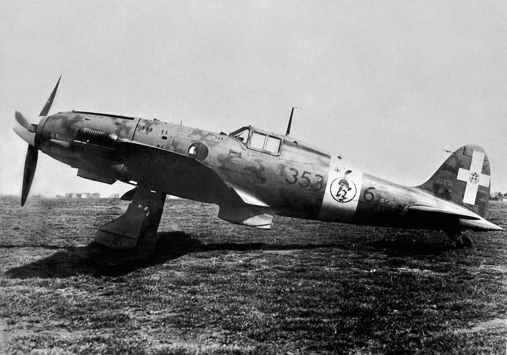 Macchi Mc.202 Folgore, 51° Stormo, 353° Squadriglia, no.353-6, 1943
