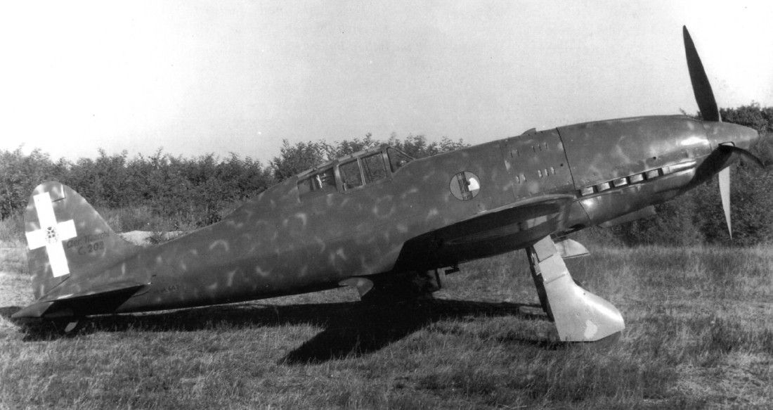 Macchi MC.202 Folgore prototype, 1940