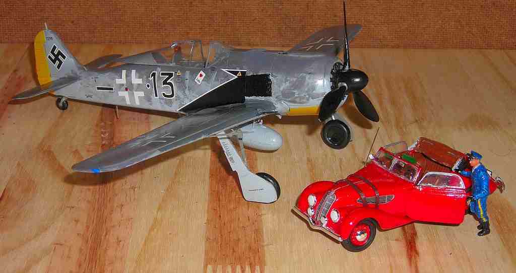 Major Josef Priller's Focke Wulf 190A-5, & BMW 327