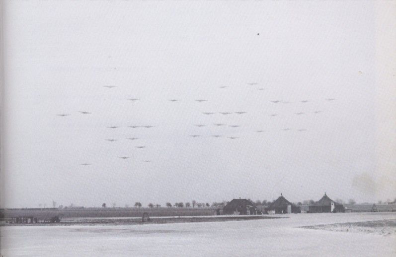 Massed B-17 Formation
