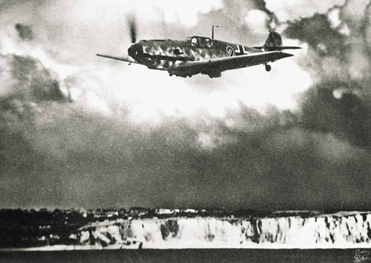 Me-109 in the vicinity of Dover