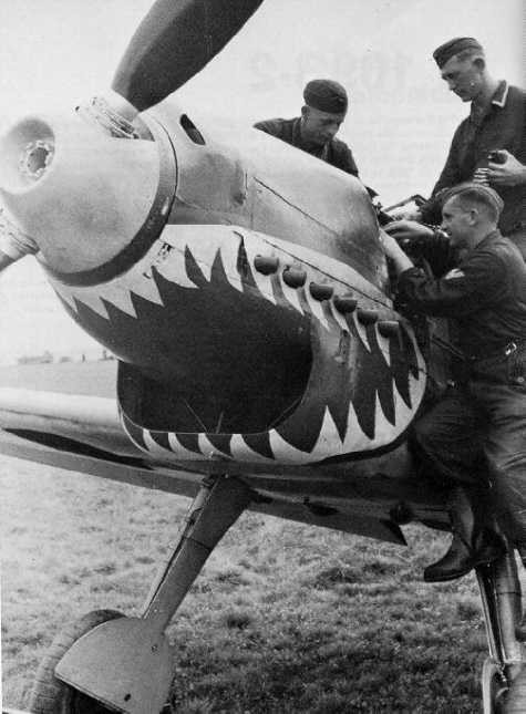 Me-109 with tiger mouth ???