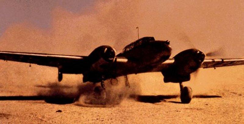 Me-110 in the desert