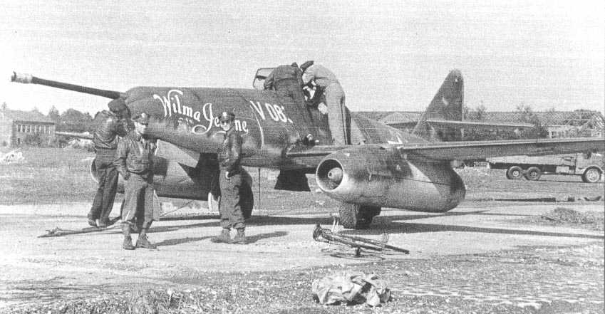 Me-262 and gun