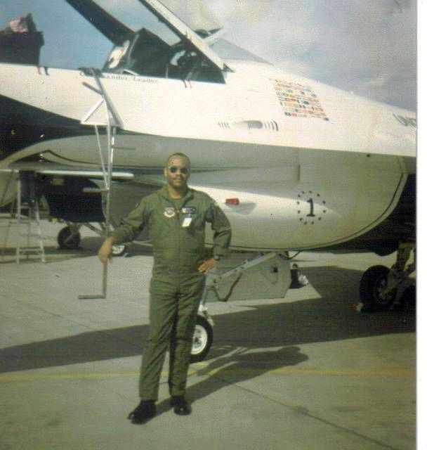 Me during USAF Thunderbirds support mission 1992