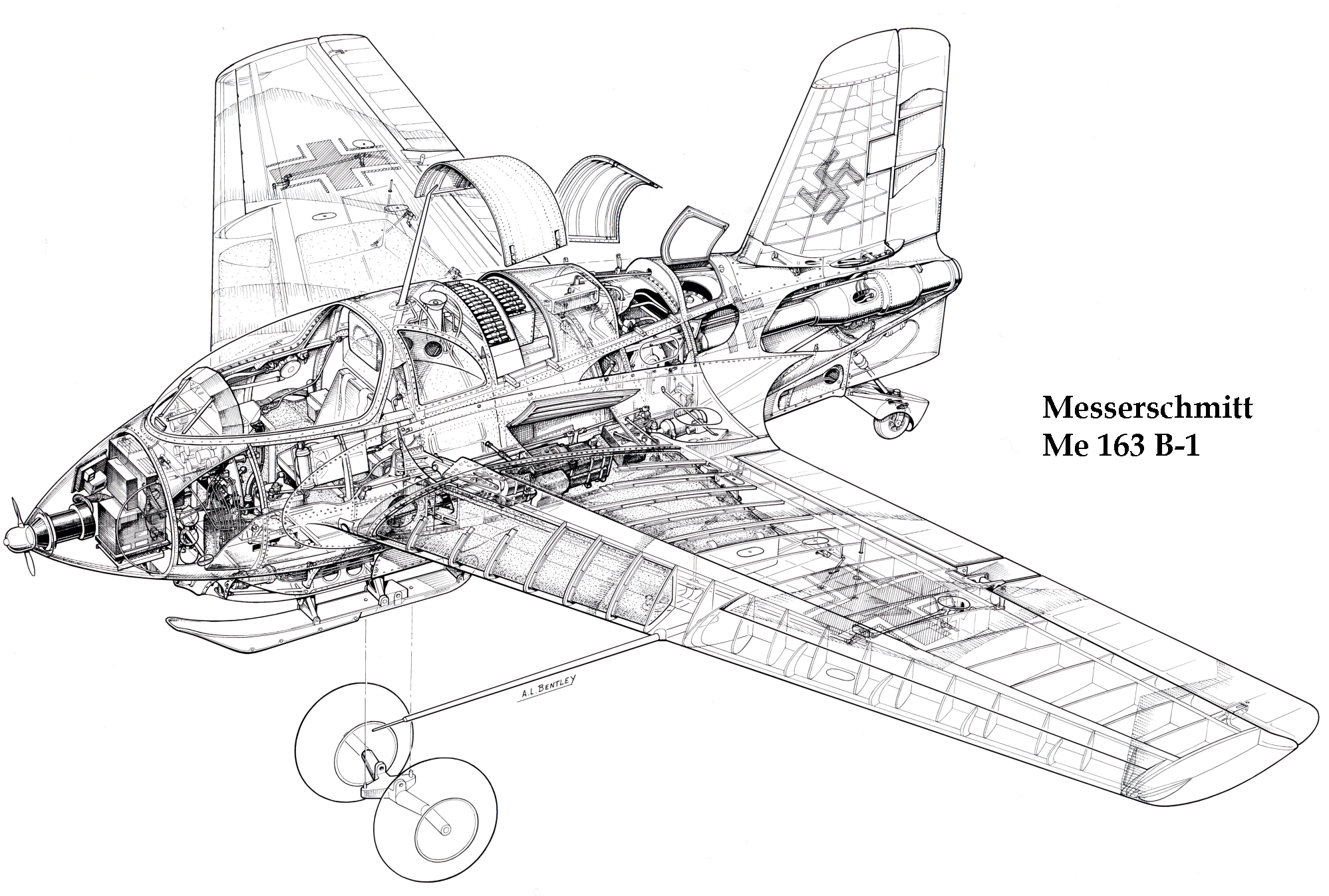 me163kometmilitaryrocke