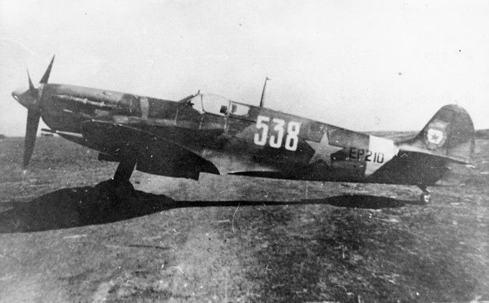 Merlin 46-engined Spitfire Vb of the 3rd Squadron of 57th GIAP during Kuban