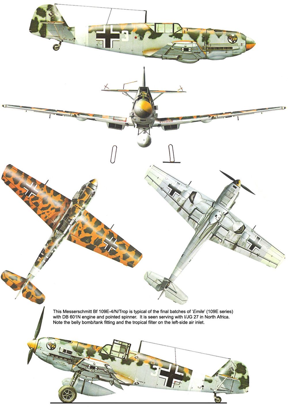 Messerschmitt Bf 109E-4/N/Trop