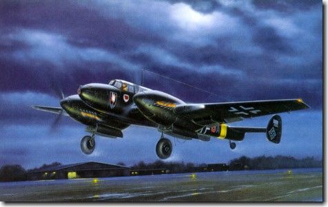 Messerschmitt Me 110, The Night Falcon by Jerry Crandall