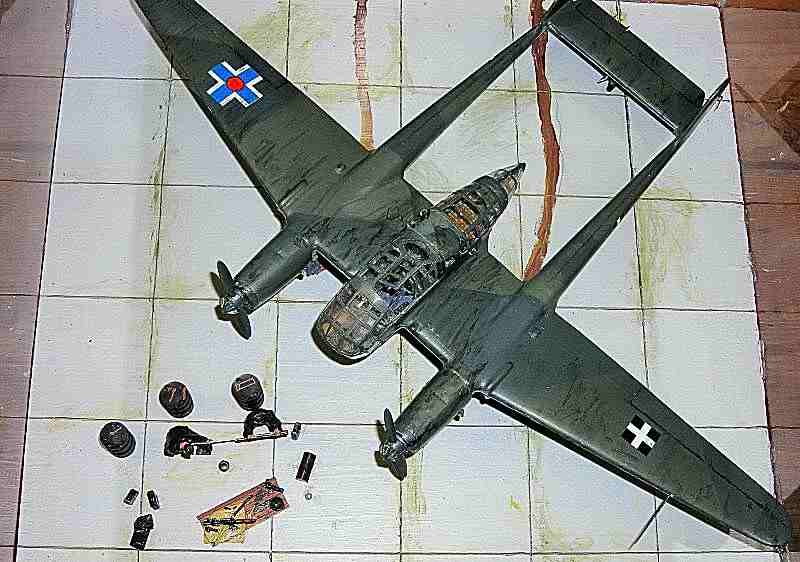 Messerschmitt Me-189b Diorama