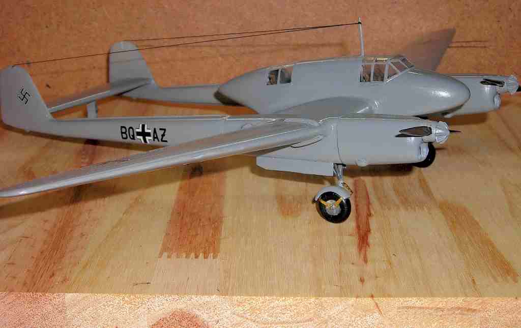 Messerschmitt Me-189c Recon Front/Starboard