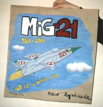 MiG anniversary poster