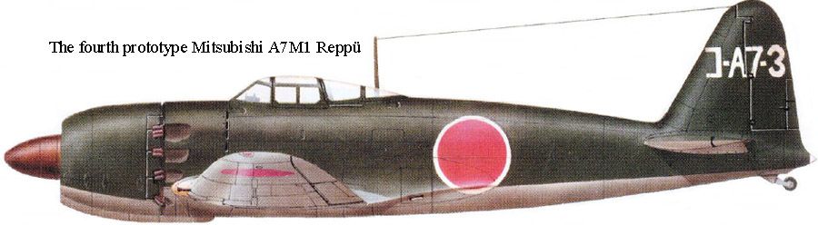 Mitsubishi A7M Reppu | Aircraft of World War II - WW2Aircraft.net 