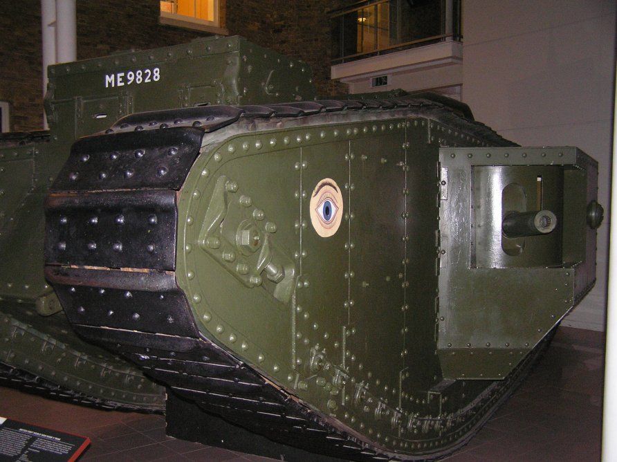 MK V tank  6 pounder sponson