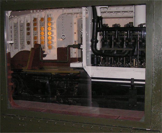 MK V tank interior