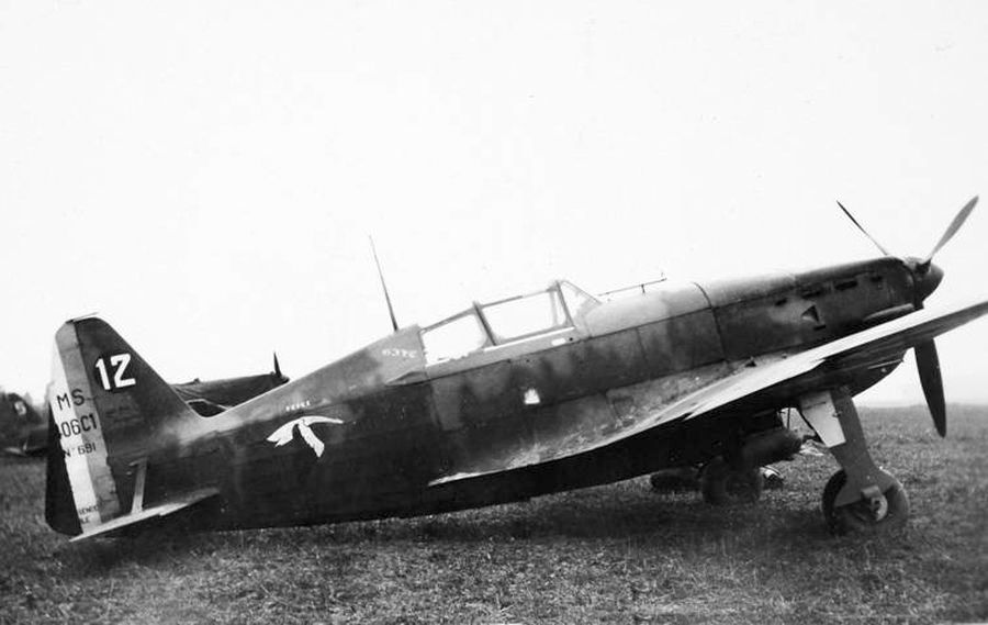 Morane-Saulnier MS.406, nr.691, "White 12", France  1940