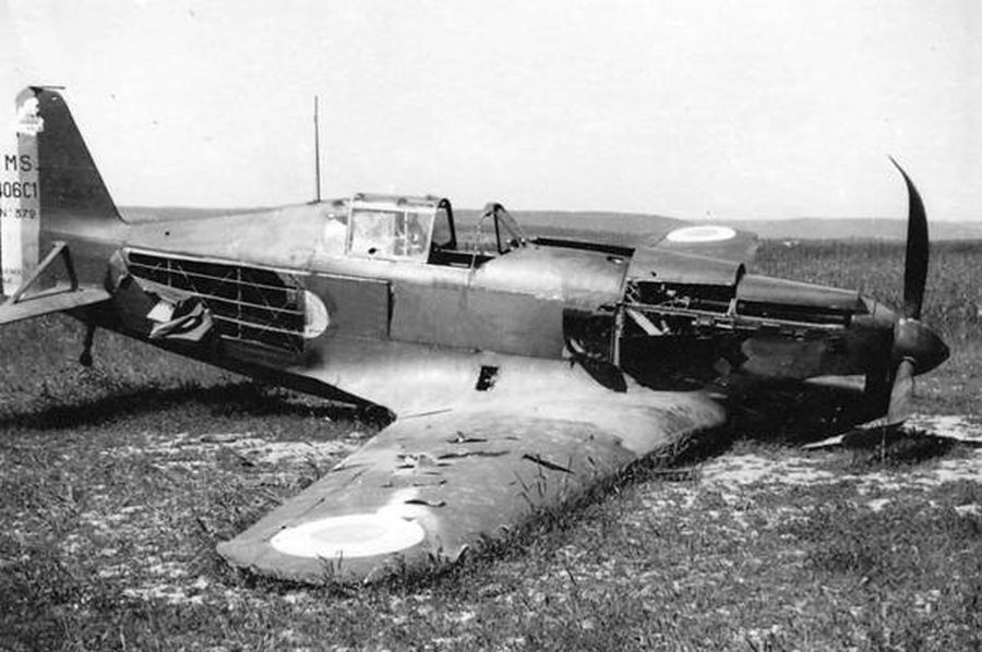 Moreane-Saulnire MS.406, nr.372, GC. II/6, crashed Frence 1940