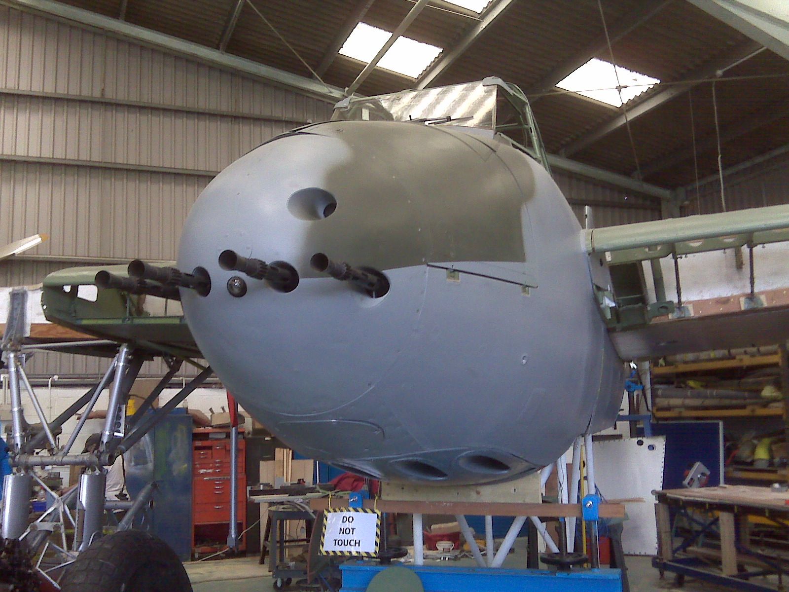 Mosquito being restored