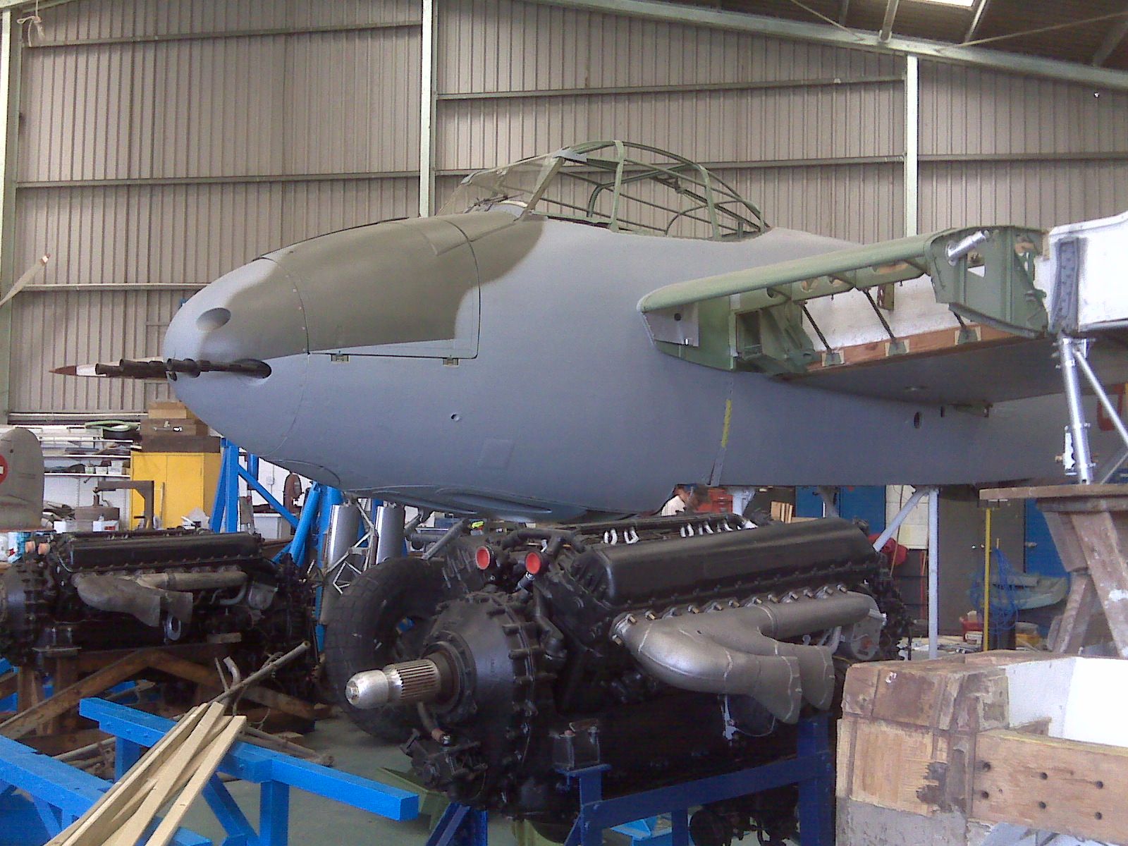 Mosquito being restored