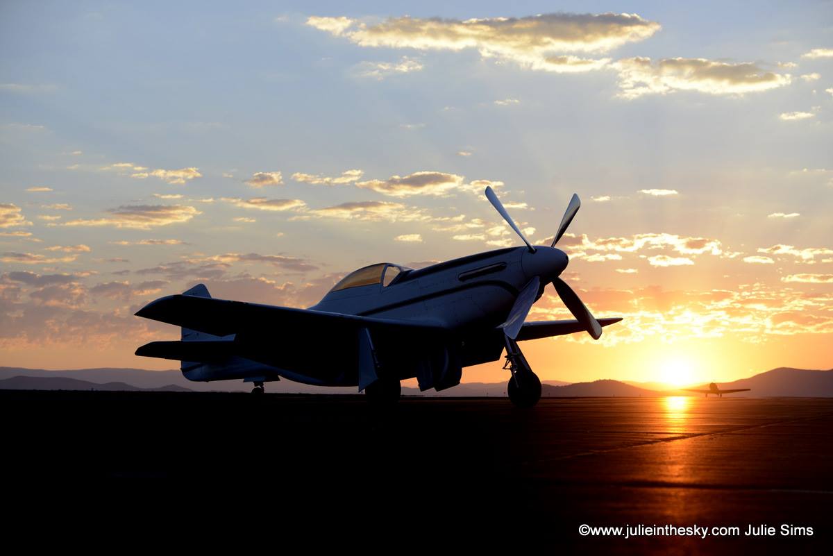 Mustang at sunrise