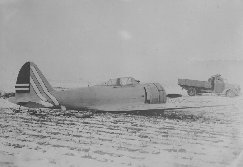 Nakajima Ki-27 crashed