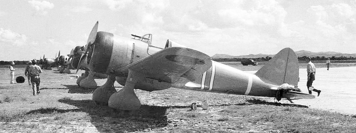Nakajima Ki-27 Nate at an airfield (2)