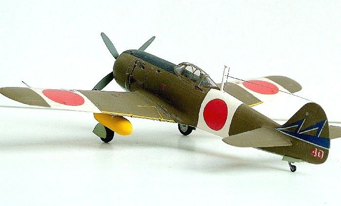 Nakajima Ki-84 Hayate 47 Air Group ? Narimatsu 1945 r. Hasegawa 1:72