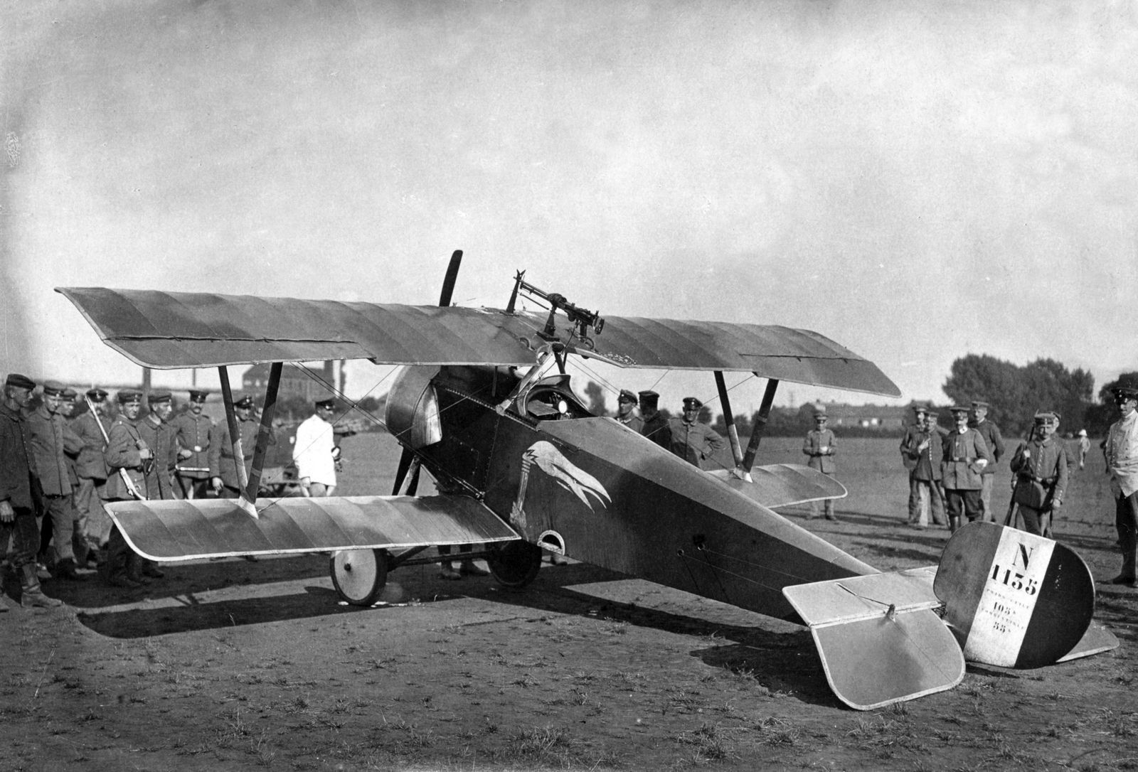 Nieuport 11 no. 1135 captured by Germans in 1916 (2)