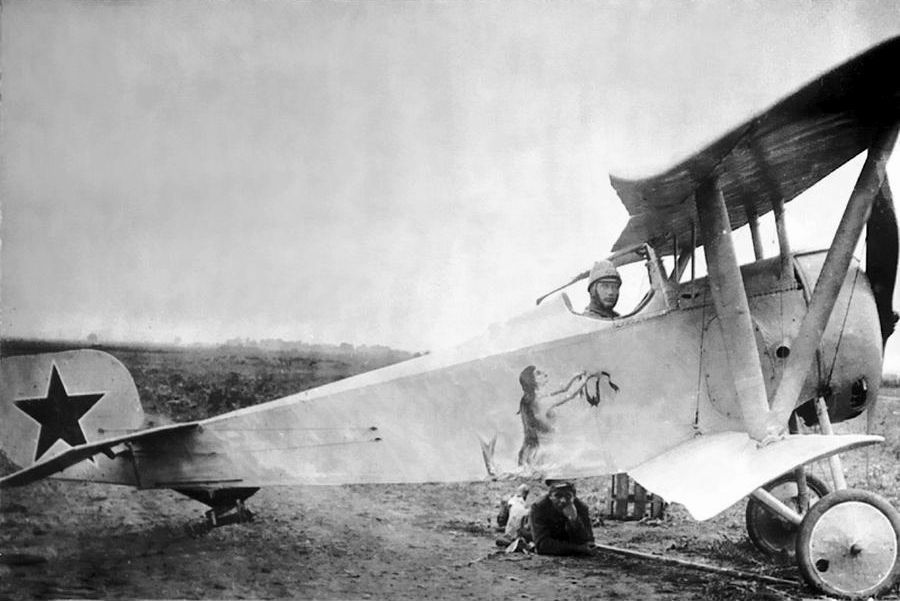 Nieuport 17 of the commander of the soviet 9th  Army