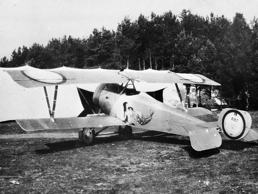 Nieuport 23  no. N4187, the soviet 22nd KAO in 20'