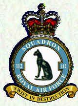 No. 112 Squadron RAF Crest