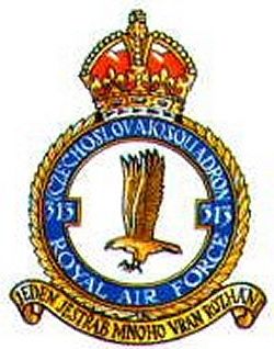 No. 313 (Czechoslovak) Squadron RAF Crest