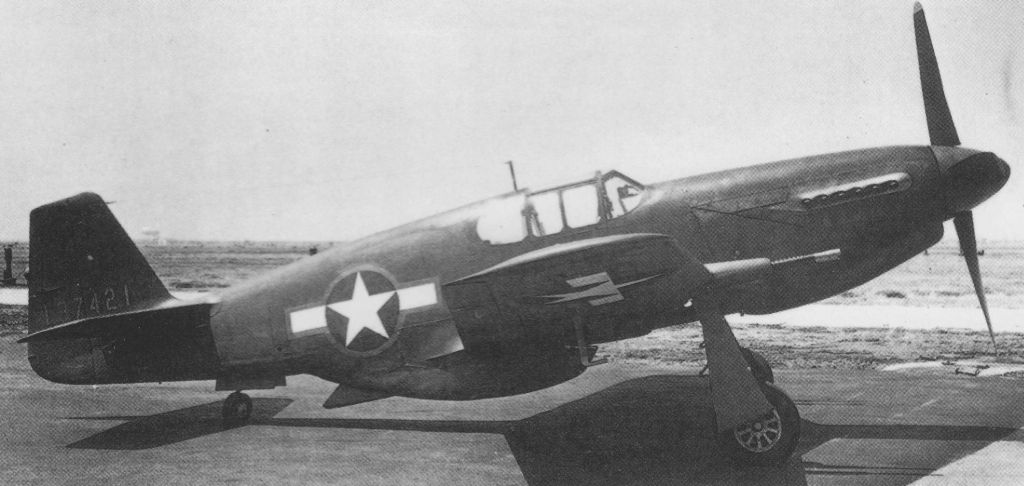 North American XP-51B, the second prototype, s/n 41-37421 (1)