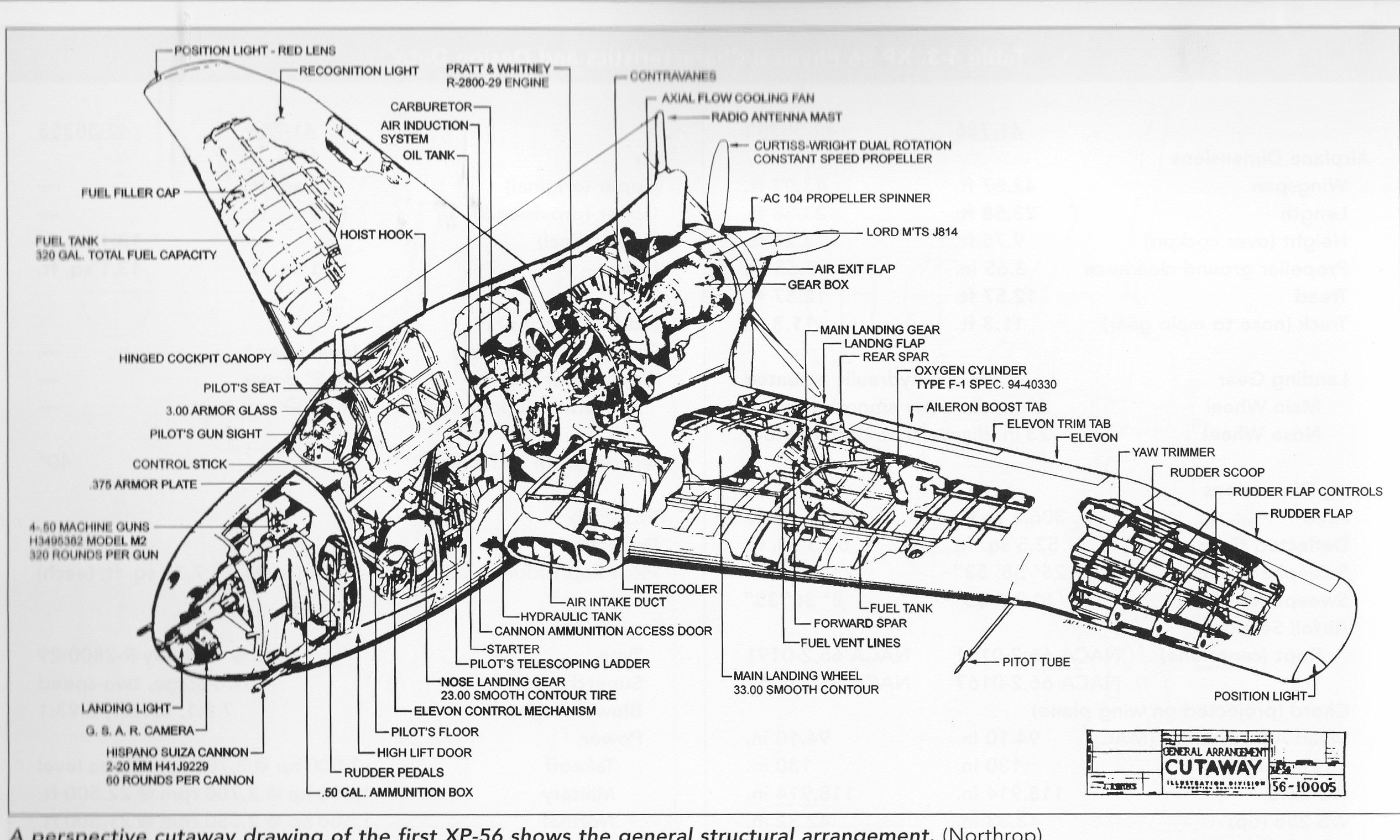 Northorp Xp-56 | Aircraft of World War II - WW2Aircraft.net Forums