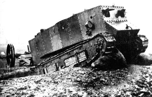 Original British tank prototype Little Willie