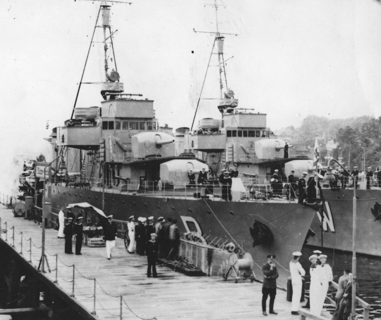 ORP Burza and ORP Wicher, 1935