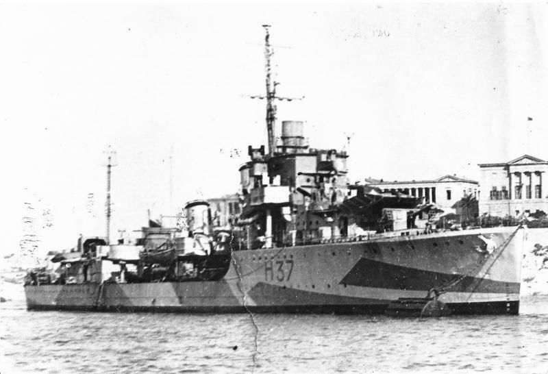 ORP Garland, H37,  Alexandria 1940