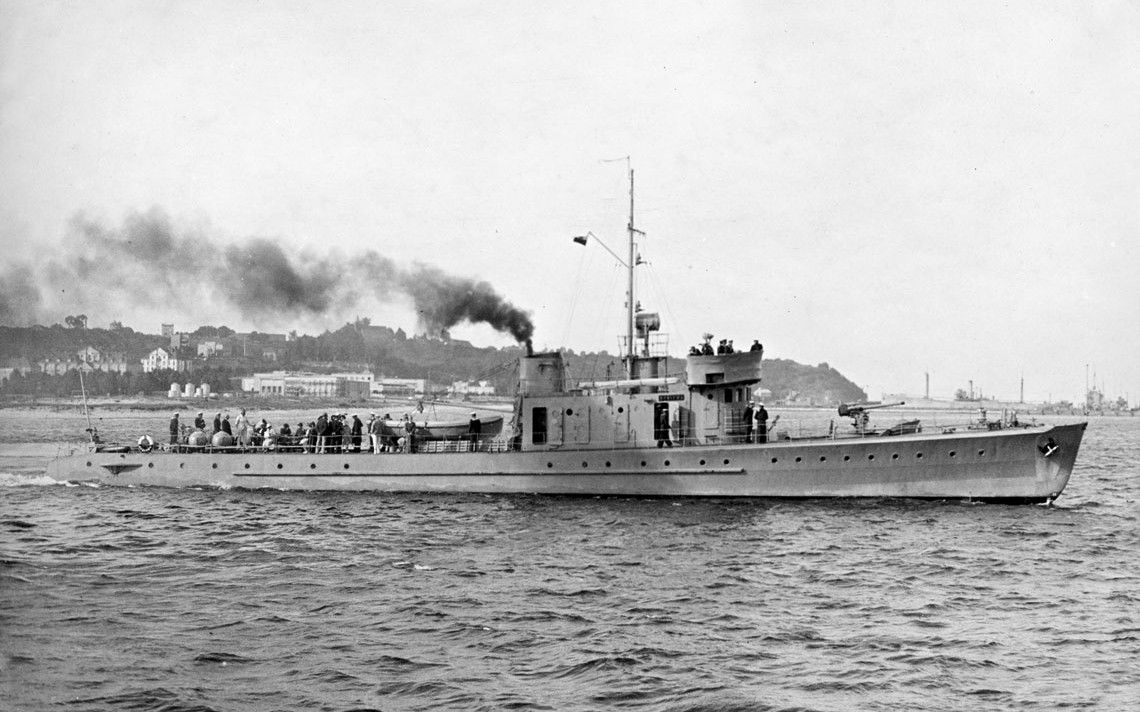 ORP Rybitwa, a Polish Navy minesweeper, 1937