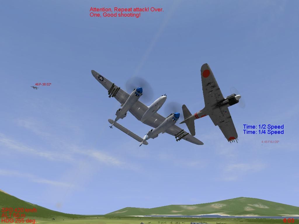 P-38 v Zero