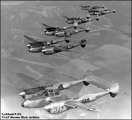 P-38L formation