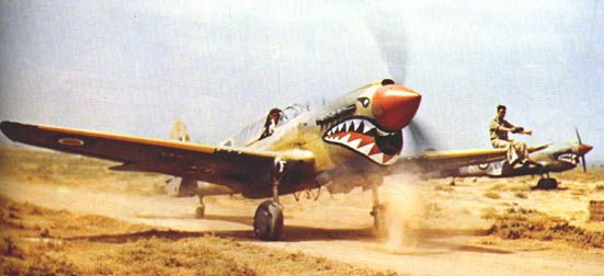 P-40s with the Desert Air Force.