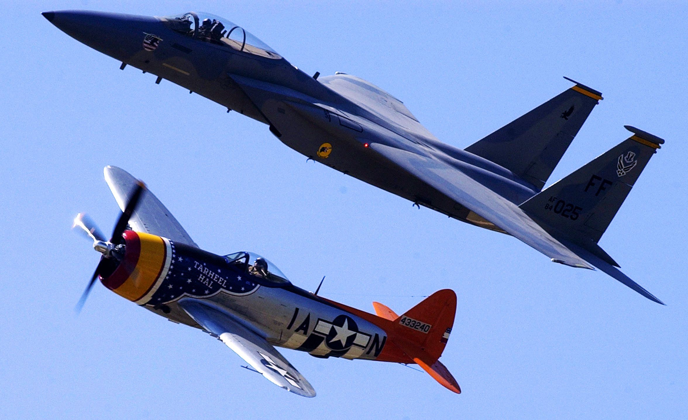 P-47 and F-15