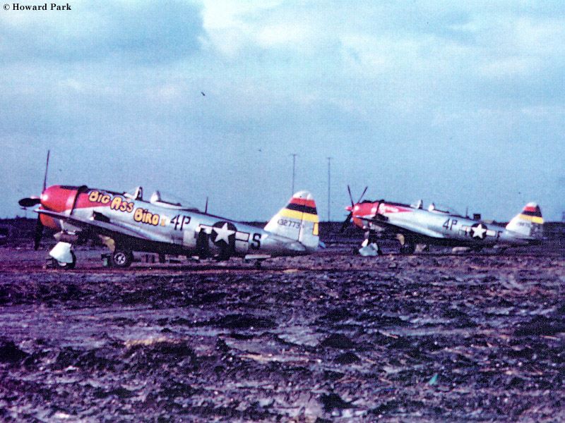 P-47 of the 406th Fighter Group, named Big Ass Bird II