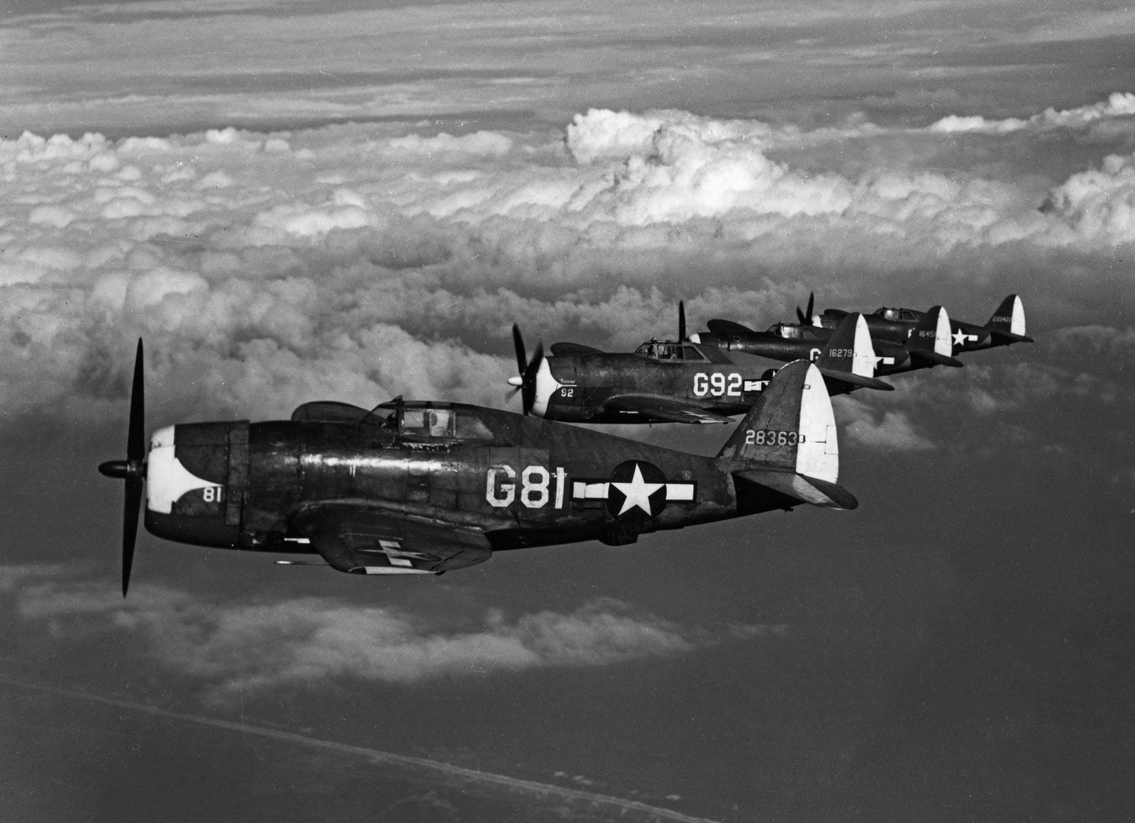 P-47 Thunderbolts  Of The USAAF , 1944