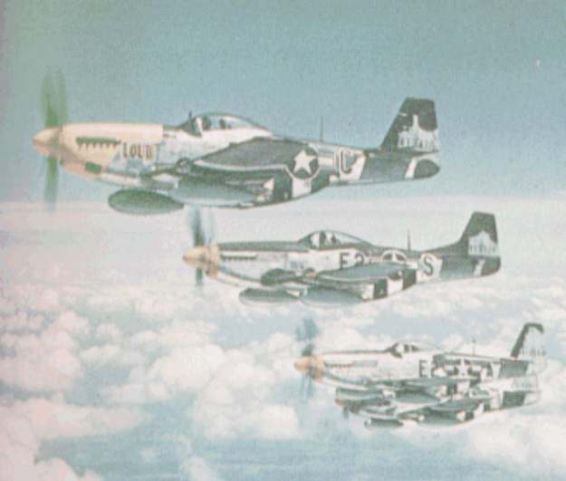P-51 Mustangs Squadron