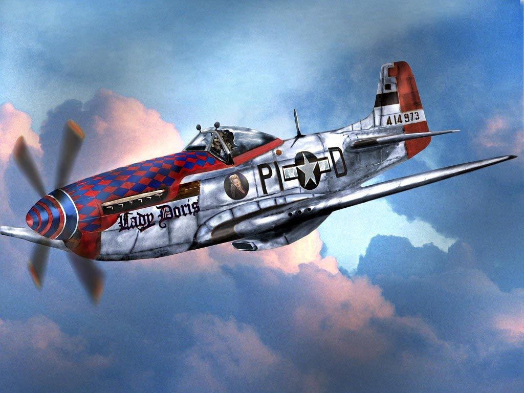 P-51 Ray Burwell 356th FG DFC 1024 x 768
