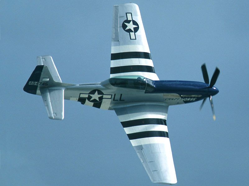 P-51 turning with 2 of our moderators names on the front!