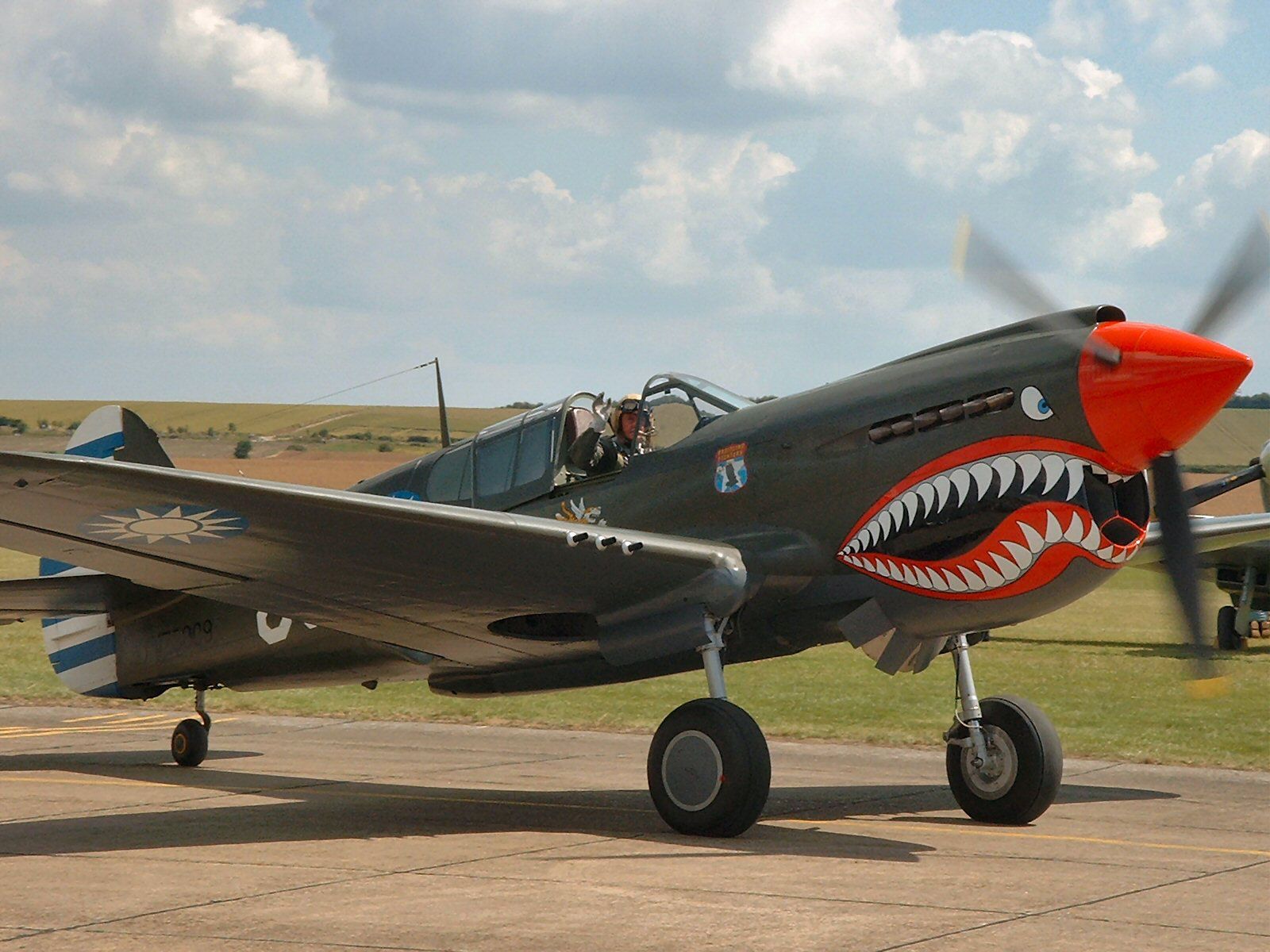 P40 Kittyhawk At Duxford